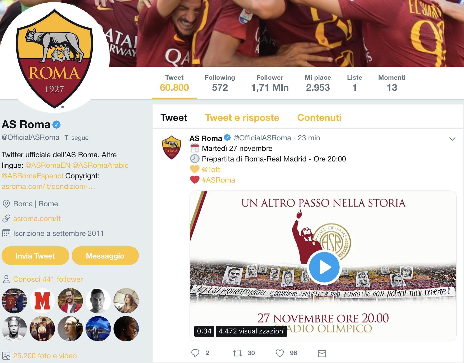 [VIDEO] – Totti entra nella Hall of Fame della Roma: in occasione del match col Real all’Olimpico la cerimonia