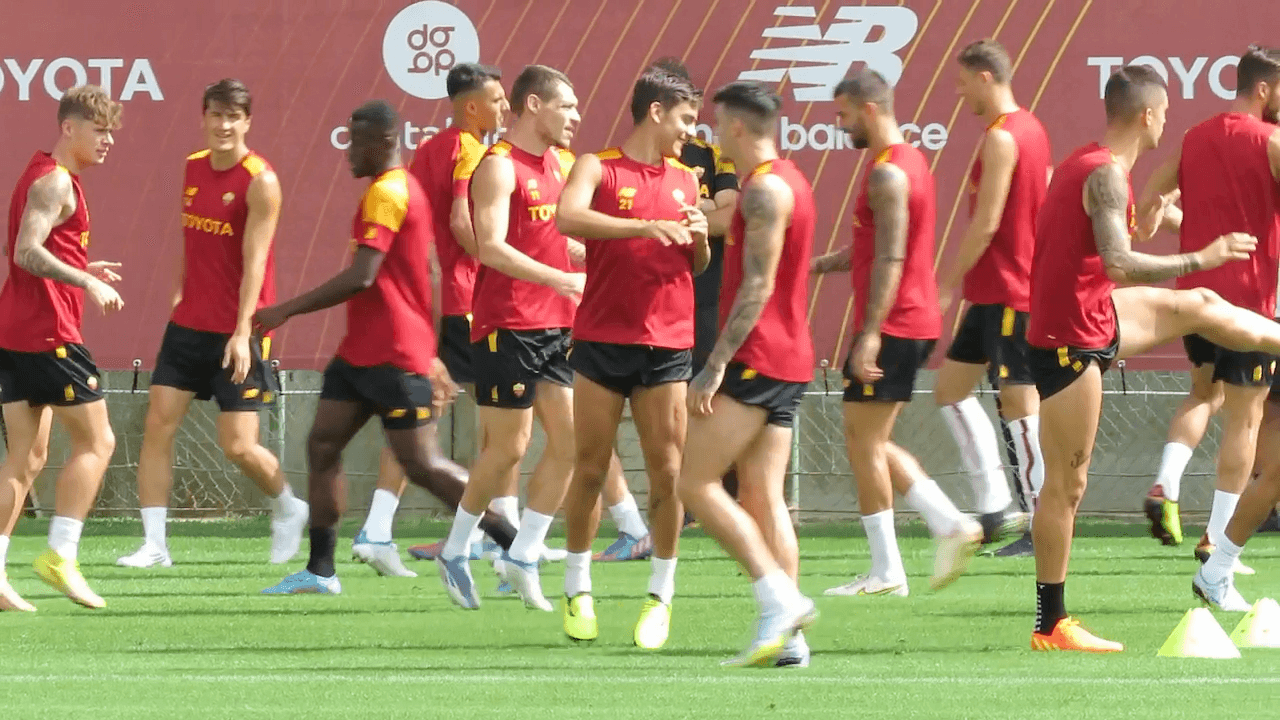 Trigoria, Roma subito in campo in vista del Bologna