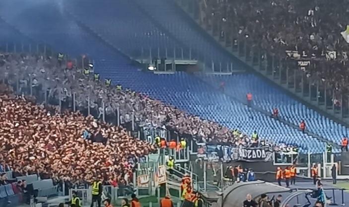 Roma-Udinese, settore ospiti in vendita ai romanisti ma l’adesione è scarsissima – FOTO