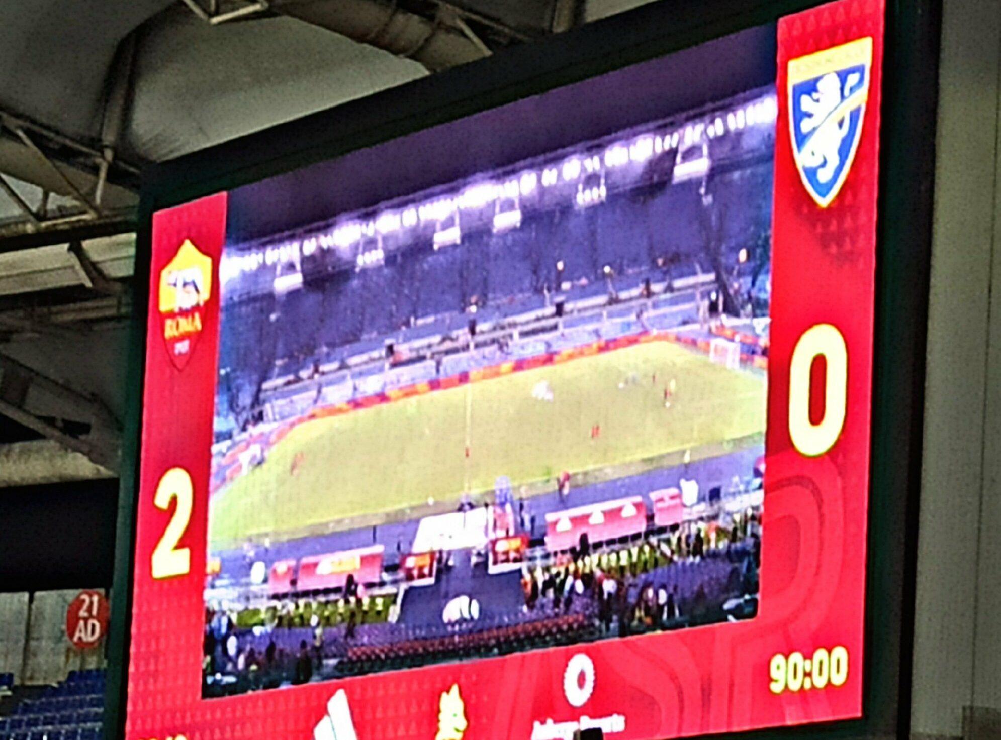 Roma-Frosinone, oltre 62 mila spettatori ma non basta per il sold out