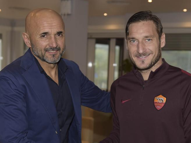 Spalletti: ”Totti? Ci siamo ritrovati, le basi del nostro rapporto sono forti”
