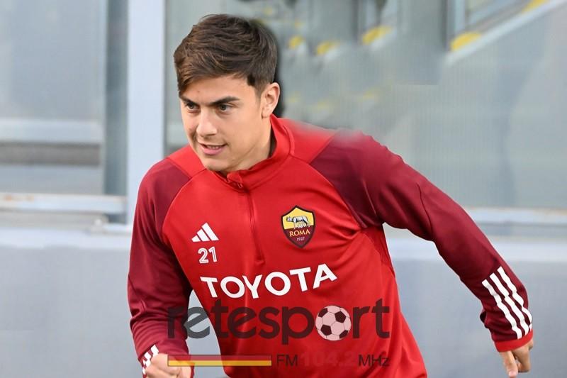 Trigoria: Dybala e Rensch in gruppo