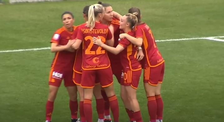 Roma Femminile, rimonta e vittoria a Napoli