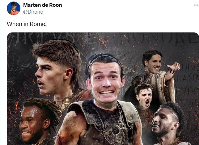 De Roon, altro gol e altro sfottò contro la Roma: “When in Rome…” – FOTO
