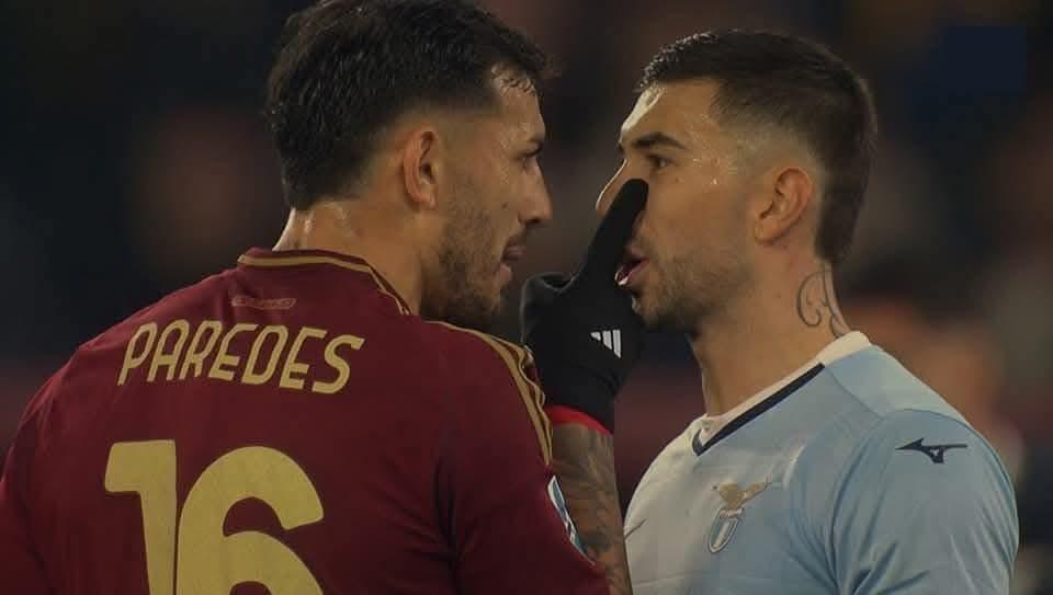 Giudice sportivo: Paredes entra in diffida, ammenda di 6mila euro alla Roma. Supplemento di indagine per il ferimento di un agente