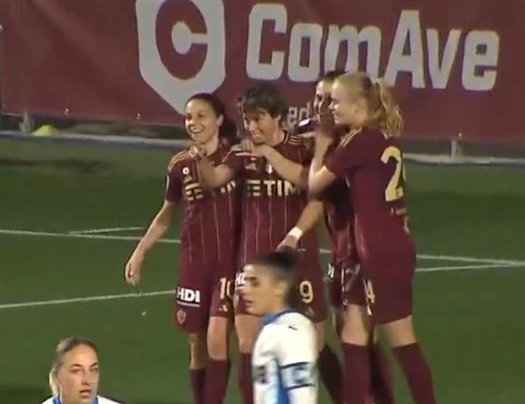 Roma Femminile, un’altra finale: 3-0 sul Sassuolo. Giacinti, rovesciata d’altri tempi – VIDEO