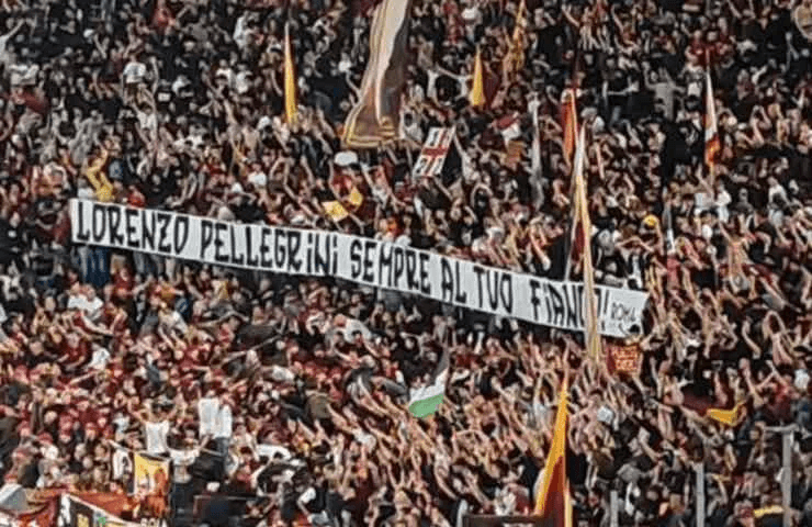 L’Olimpico a sostegno di Pellegrini: striscioni in Sud e in Tevere – FOTO