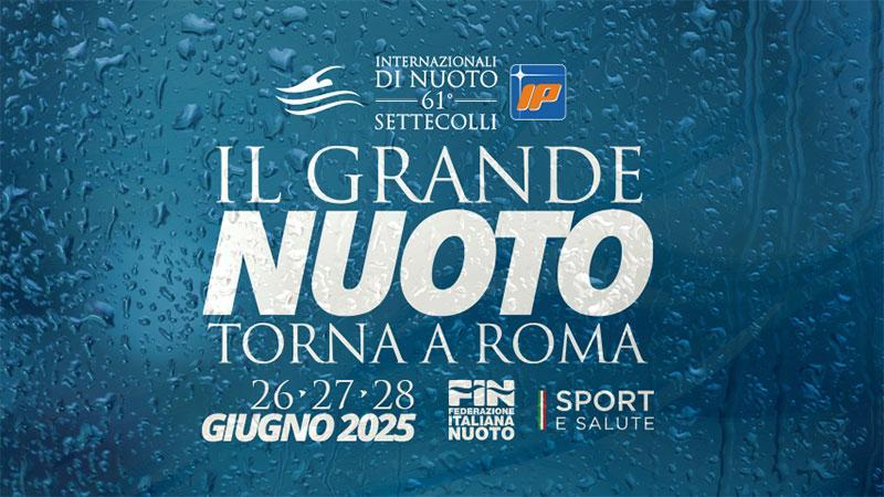 Retesport al Settecolli: vi aspettiamo oggi agli Internazionali di Nuoto dalle 16:00