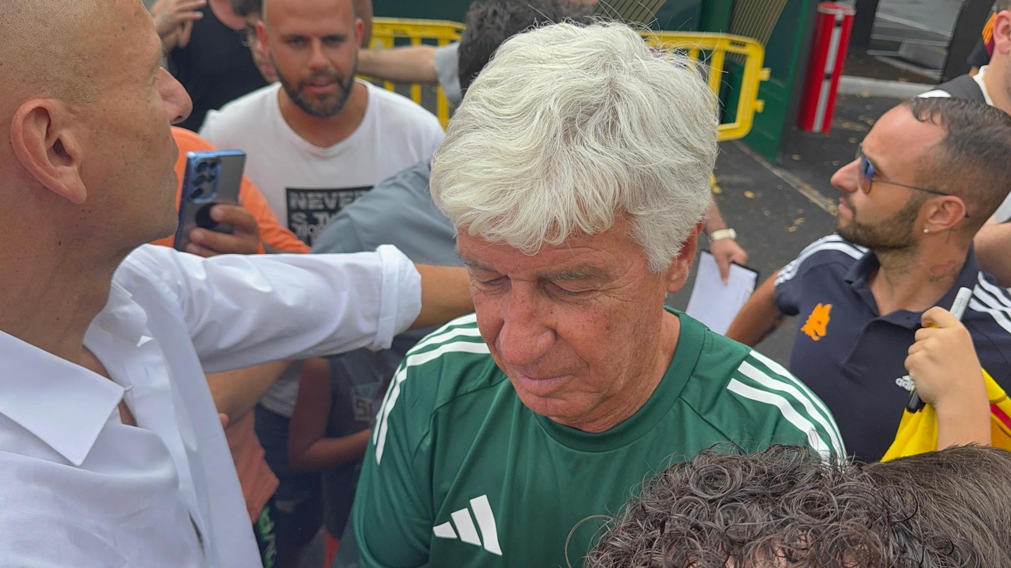 Roma, ritiro blindato: Gasp chiede subito altissima intensità