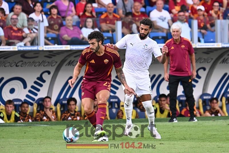 Trigoria, risentimento al polpaccio per Hermoso: condizioni da valutare
