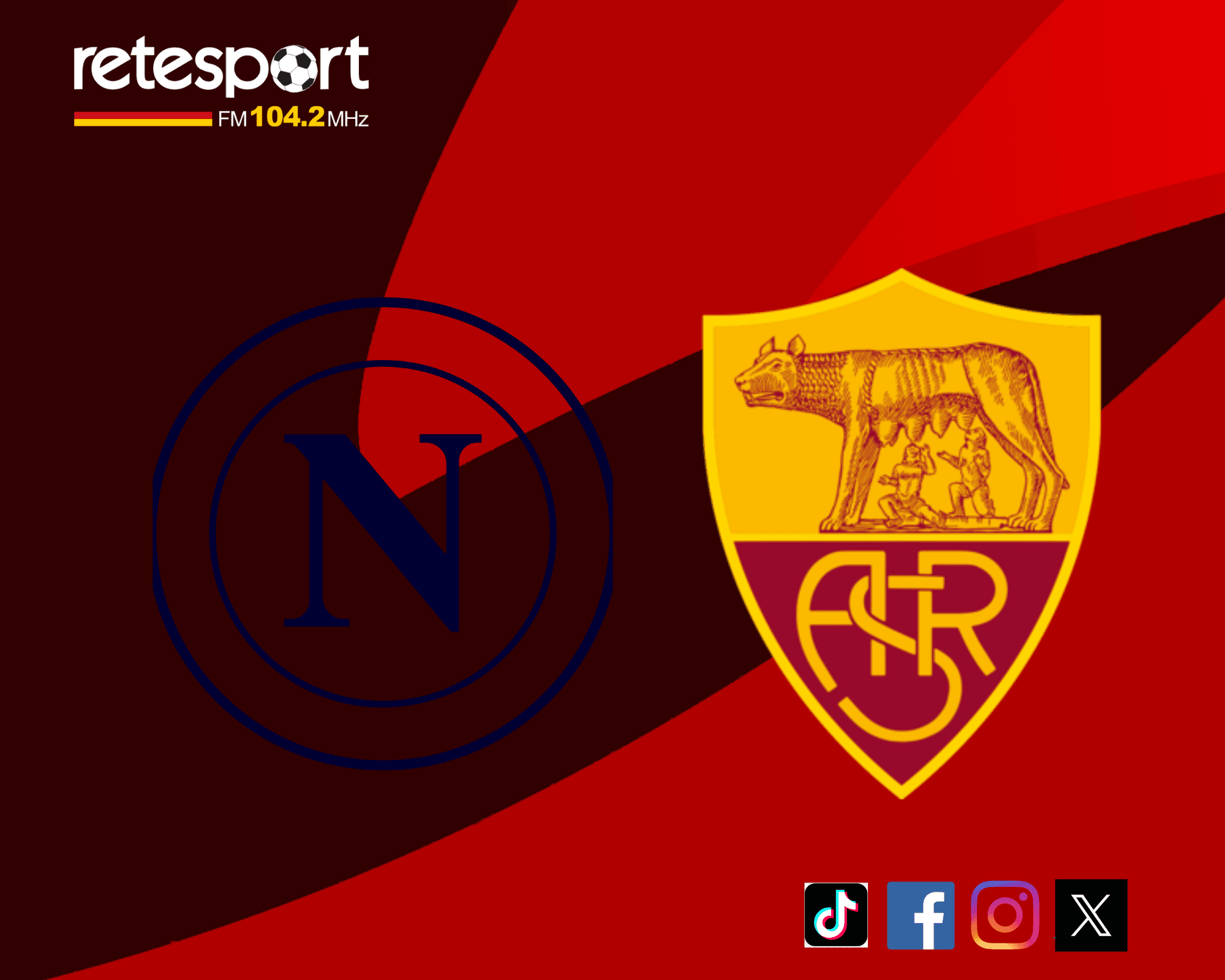 Napoli-Roma 2-2 (7′, 72′ (R) Malen,40′ Spinazzola, 82′ Santos): giallorossi 4° in classifica