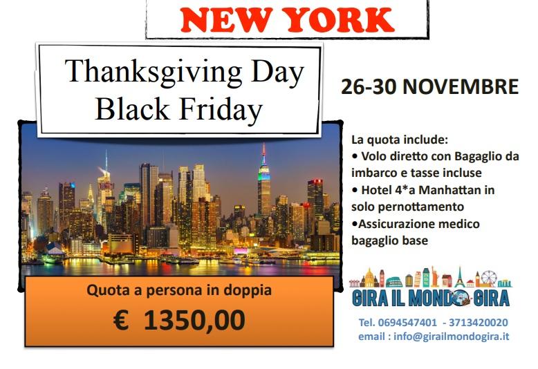 Vola a New York con Retesport: il pacchetto esclusivo dal 26 al 30 Novembre