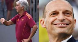 Tra Gasp e Allegri è in vantaggio Max ma a San Siro il tecnico giallorosso…