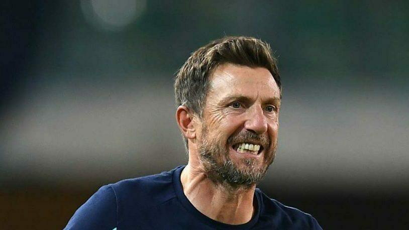 Di Francesco: ”Con Totti non ho parlato del suo ritorno a Roma”