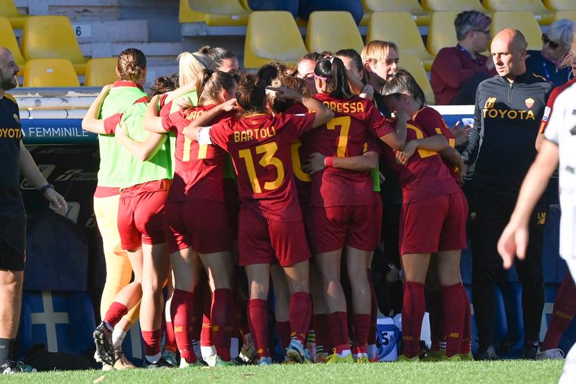 Roma Femminile, trionfo nella Supercoppa italiana contro la Juventus ai calci di rigore (FOTO)