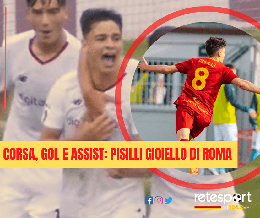Pisilli è il nuovo gioiello della Roma: gol, assist e inserimenti. Piccareta a RS: “Centrocampista moderno”