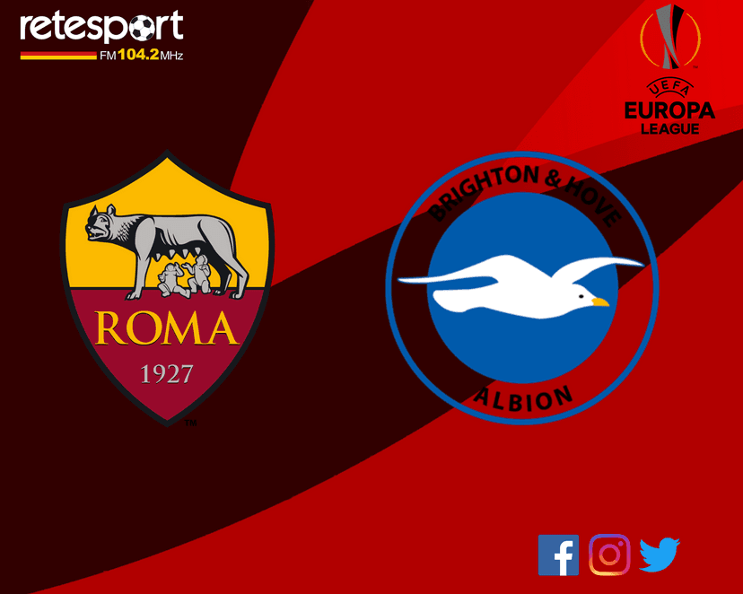 Roma-Brighton 4-0 (13′ Dybala, 43′ Lukaku, 65′ Mancini, 69′ Cristante) – I giallorossi demoliscono gli uomini di De Zerbi