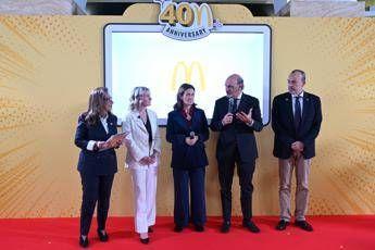 Imprese: 40 anni di McDonald’s Italia, la voce delle istituzioni